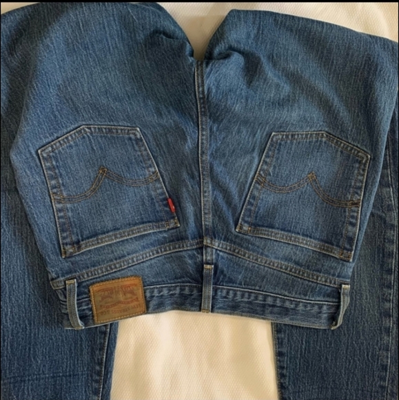 LEVIS high waist, medium wash- White oak denim size 28 - Picture 4 of 6